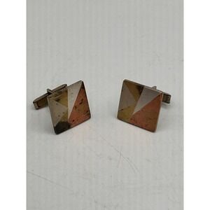 Vintage‎ Taxco Mexico Mixed Metal Cufflinks